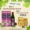 HARC Herbal Canada Pure Karela Jamun Juice (500 m) Pack of 2 + Giloy Ghanvati Tablet Free (100 Tabs) | Help for Maintaining Sugar Level/Immunity Booster/Purifies Blood view 2