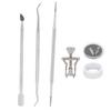 Ingrown Toenail Tools, Paronychia Correction Tool Remove Dirt Stainless Steel for Foot Care view 1