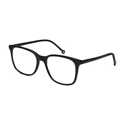 YOURSPEX Computer Glasses for Men/Women - Black Square Acetate Frame - Blue Light Blocking Lenses - Zero Power Computer Spex - Anti-Glare Coating