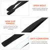 HEALLILY 4Pcs Stainless Steel Stamp Tweezer Practical Cash Tweezer Anti- static Stamp Clip view 3
