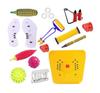 ACi Acupressure Massager Tools Combo Kit with Multipurpose Roller Massager Power Foot Mat Pocket Exerciser Pointed For Stress And Pain Relief Accupressure tool Kit Manual Massager view 1