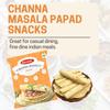 Balasa Channa Masala Papad (200 Gms Pack of 2) | Authentic Indian Snack | Fry or Roast Papad | Tea-Time Snack Indian | Traditional Indian Appetizer view 4