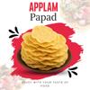 Balasa Appalam Papad | Appalam Inches Papad | Gujarati Snacks | Snack Items for Eating | Ready for Frying | Indian Snacks | Pappadam | Fresh & Homemade180 gm view 2