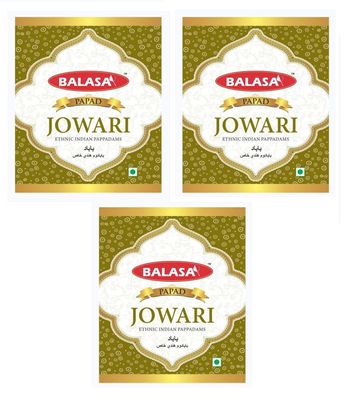 Balasa Jowari Papad (400 Gms Packet x 3)