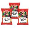 Balasa Wheel Shape Papad Fryums (400 Gms Packet x 3) view 1