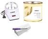 CUVLY Wax Heater Combo of Waxing Wax Heater + 600 gm White Chocolate Wax Cream +70 pcs Wax Strip + Knife.| Wax Heater (White Chocolate Wax) view 1
