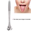 Tongue Scraper, Tongue Cleaner Firm Sturdy Wear Resistant No Rust Safe Eco Friendly Stainless Steel for Men for Dental Hospital for Home Travel for Women view 4