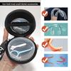 Gxamz Orthodontic Retainer Organizer Bag Aligner Case Travel Pack Mouth Guard Box (Black Regular) view 3