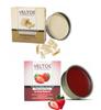 Veltos Professional White Chocolate & Red Wine Facial Peel Off Katori Wax 80gm for Face (Pack of 2) view 1