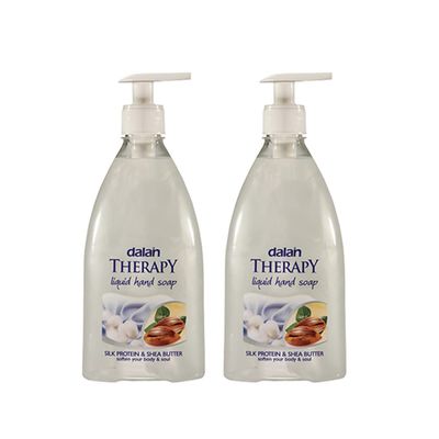 Dalan Therapy Liquid Soap 400 ml from Turkey (Pack of 2) (Silk Protein & Shea Butter)