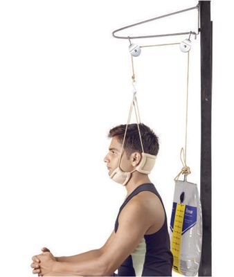 Dyna Foam Home Cervical Traction With Water Bag | Universal Size | For Cervical Spondylosis,Disc Herniation, Strains & Sprains