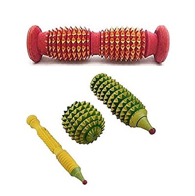 ACi Acupressure Blood Circulation Foot Roller with Acupressure Tools for Body Massage