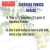 Darshini Gokhru | Gokshura Powder (Tribulus Terrestris), 200g view 2