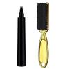 Wild Bristle Lastics Care Brush Four Forks Head Beard Filler Pen Suit Black(Black)-POOWE view 1