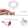 NETCLUB Acupressure Massager Tools Kit Combo With Finger Massager & Foot Roller Foot Mat Pyramidal Cuts Massager home gym fitness kit Mini roller finger with shoe shole height growth view 2