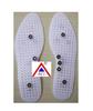 ACi Acupressure Magnetic Shoe Insole Comfort Pads for Foot Massage/ Therapy - White view 3