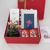 Angroos Wedding Gift Hamper By Angroos Gifts Boutique Includes Customised Frame,Succulent Plant With Pot, Wish Card, Mist,Kitkat & Decorated Gift Box view 3