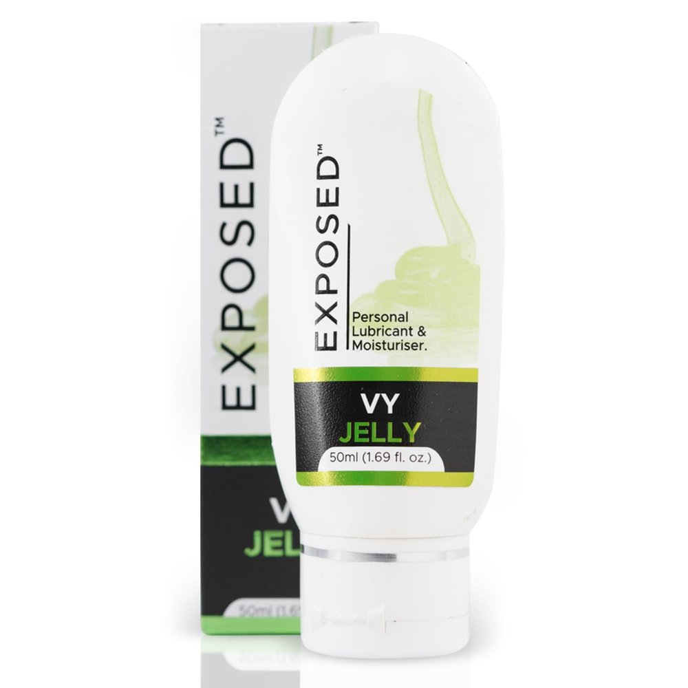 Exposed VY Jelly Lubricant Gel For Men & Women | Water-Based Lubricant | 100% Natural & Food Grade 50ml