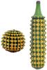 ACi Acupressure Karela Ball Hand Roll Wooden Combo Pack Massager with Acupressure Reflexology Chart - (1Ball+1Karela+1Chart) view 1
