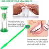 Smillsu Portable Orthodontic Oral Care Kit for Braces - Interdental Brush, Dental Wax, Dental Floss, Toothbrush, Cleaning Kit (Green) view 3