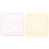 hemoton Dish Washing Net Cloths- 100% Odor Free/ Quick Dry- No More Sponges with Smell- Perfect Scrubber for Washing Dishes- 30x29cm- 2PCS- Yellow& Pink view 1