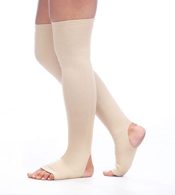 Cheetah Varicose Vein Stockings-Pairs (Small, Above Knee)