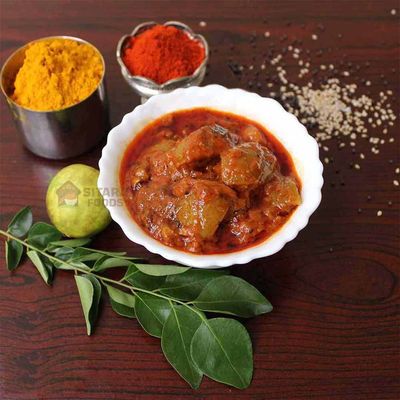 Brahmin Lime/Lemon Pickle without Garlic - Super Delicious (Made for Brahmins) Nimbu Achaar - Homemade & Handmade - mouth watering (Small - 250 g)