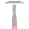 Dioche Electric Eyebrow Trimmer, Eyebrow Epilator, Eyebrow Precision Trimmer, Painless Face Hair Removal Tool, USB Hair Removal Shaver for Women, Pink view 4