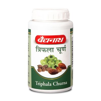 Baidyanath Triphala Churna Powder - 400gm | Supports Healthy Digestive Tract, Helpful in Bowel Wellness, Acidity & Gas Relief (Pack of 1)