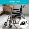 2pcs Wheelchair Walking Stick Rack, Practical Cane Holder Crutch Holder Wheelchair Accessory for Electric Wheelchairs Mobility Scooter Drive Rollator view 3