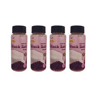 Black Salt Powder| Kala Namak | 600g (150g*Pack of 4 )