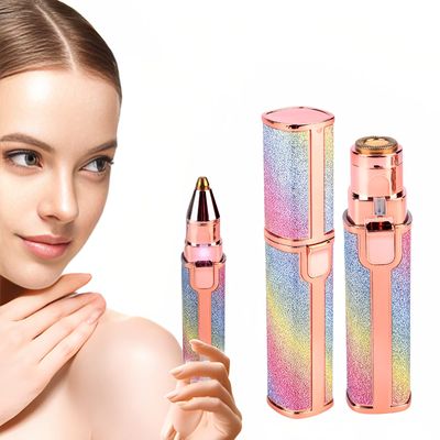 JB Export Portable eyebrow trimmer for women, epilator for women, facial hair remover for women,Face, Lips, Nose Hair Removal Electric Trimmer with Light (multicolour)