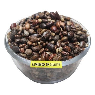 My God Gift CASTOR OIL SEEDS, ARANDI BEEJ, ARNADI SEEDS, CASTOR SEEDS Seed (100 per packet) Free Special Hazma Churan - (20 Gram) Digestive Churna