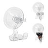 Linkidea 3 Packs Razor Holder for Shower, Wall Mounted Suction Cup Shaver Hanger Hooks for Bathroom, Compatible with Gillette Venus Platinum, Fusion 5 Proshield & Proglide, Mach 3 Classic view 1