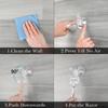 Linkidea 3 Packs Razor Holder for Shower, Wall Mounted Suction Cup Shaver Hanger Hooks for Bathroom, Compatible with Gillette Venus Platinum, Fusion 5 Proshield & Proglide, Mach 3 Classic view 3
