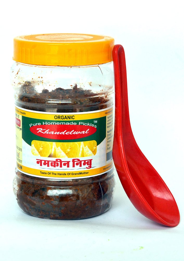 Enakshi (LABEL) Namkeen Nimboo (Masala Lime) 500 Gram From The Kitchen Of Khandelwal Home Made Pickle 100% Healthy And Organic