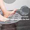 AASTIK Bathroom Shower Mat, Non-Slip Silicone Bathtub Foot Massage Bath Mat with Suction Cups, Anti-Slip Safety Foot Scrubber Pad  (Multicolor) view 2