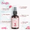 Nat Habit - 100% Pure Gulab Jal - Rose Water - Toner, Face-Mist, Astringent & Face Spray - Ayurvedic, Steam-Distilled For Oil-Control, Skin Hydration (Pack of 3, 100 ml) view 3