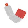 Foldable Pill Organizer, Removable Transparent Slot Travel Medication Carry Case Portable Weekly Pill Organizer for Vitamins for Fish Oil(red) view 1