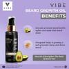 VIBE Natural Beard Growth Oil for Men & Boys with Natural Fenugreek, Avocado, Mandarin oil for Beard Care Only, Beard Oil for Patchy Beard Issues, Beard Oil For Hair Growth(50ml) view 3