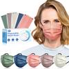 Adult Disposable Face Masks with Designs, 4 Ply Multicolor Breathable Masks,Individually Wrapped Masks for Men & Women-50 Pcs view 1