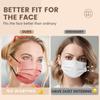 Adult Disposable Face Masks with Designs, 4 Ply Multicolor Breathable Masks,Individually Wrapped Masks for Men & Women-50 Pcs view 4