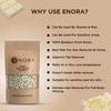ENORA Brazilian Stripless Wax Beans for Women (800g) | With Wooden Spatula | Natural | For Face, Chin, Hairline, Bikini Area & Full Body Hair Removal (800 Gram, White Chocolate) view 4