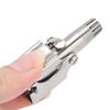 Manual Nose Hair Trimmer, Stainless Steel Safe Painless Simple Fashionable Nose Hair Remover for Men for Beauty Salon for Women for Home Travel view 4