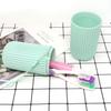 REZDAX Plastic 2Pcs Travel Toothbrush Holder, Portable Toothbrush Case Long 7.7 Inch For Traveling, Camping, Business Trip And School, Multifuction With Multi Colors view 4