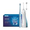 ORACURA Daily Care Combo OC200 Smart PLUS Water FlosserWhite & SB200 Sonic Lite Electric Rechargeable Toothbrush Blue view 1