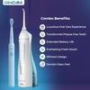 ORACURA Daily Care Combo OC200 Smart PLUS Water FlosserWhite & SB200 Sonic Lite Electric Rechargeable Toothbrush Blue view 2
