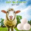 Wool Dryer Balls Organic 6 Pack XL,Handmade Dryer Balls,100% New Zealand Wool Natural Fabric Softener,Reusable 1000 Loads,Shorten Drying Time & Reduces Wrinkles view 2