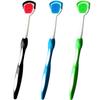 Tongue Brush, Tongue Scraper, Tongue Cleaner Helps Fight Bad Breath, 3 Tongue Scrapers, 3 Pack (Black & Blue & Green) view 1