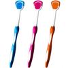 Tongue Brush, Tongue Scraper, Tongue Cleaner Helps Fight Bad Breath, 3 Tongue Scrapers, 3 Pack (Blue & Orange & Red) view 1